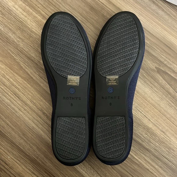 Rothy's The Flat in Maritime Navy Ballet Flats V Vamp - Picture 5 of 5